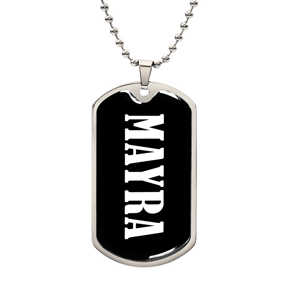 Mayra v03 - Luxury Dog Tag Necklace