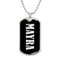 Mayra v03 - Luxury Dog Tag Necklace