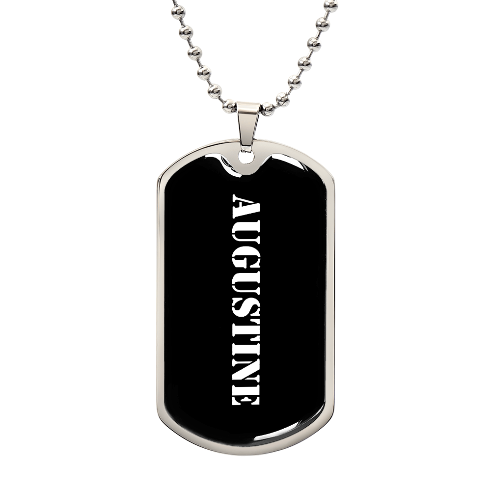 Augustine v3 - Luxury Dog Tag Necklace