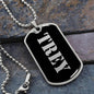 Trey v2 - Luxury Dog Tag Necklace
