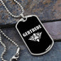 Gertrude v03a - Luxury Dog Tag Necklace