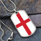 English Flag - Luxury Dog Tag Necklace