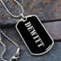 Dewitt v2 - Luxury Dog Tag Necklace