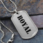 Royal - Luxury Dog Tag Necklace