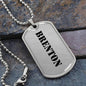 Brenton - Luxury Dog Tag Necklace