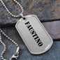 Faustino - Luxury Dog Tag Necklace