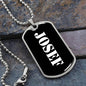 Josef v3 - Luxury Dog Tag Necklace