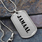 Jamaal - Luxury Dog Tag Necklace