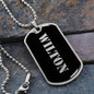 Wilton v2 - Luxury Dog Tag Necklace