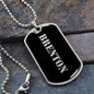 Brenton v2 - Luxury Dog Tag Necklace