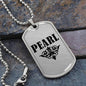 Pearl v01a - Luxury Dog Tag Necklace