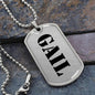 Gail - Luxury Dog Tag Necklace