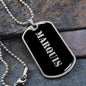 Marquis v2 - Luxury Dog Tag Necklace
