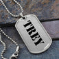Trey - Luxury Dog Tag Necklace