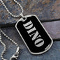 Dino v2 - Luxury Dog Tag Necklace