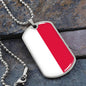 Polish Flag - Luxury Dog Tag Necklace