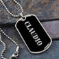 Claudio v2 - Luxury Dog Tag Necklace