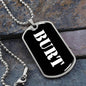Burt v3 - Luxury Dog Tag Necklace