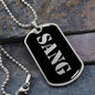 Sang v2 - Luxury Dog Tag Necklace