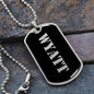 Wyatt v2 - Luxury Dog Tag Necklace