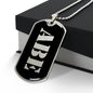 Abe v2 - Luxury Dog Tag Necklace