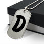 Initial D v1b - Luxury Dog Tag Necklace