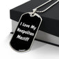 Love My Neapolitan Mastiff v6 - Luxury Dog Tag Necklace