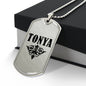 Tonya v01a - Luxury Dog Tag Necklace
