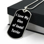 Love My Glen of Imaal Terrier v6 - Luxury Dog Tag Necklace