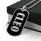 Cleo v02 - Luxury Dog Tag Necklace