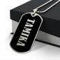 Tamika v02 - Luxury Dog Tag Necklace