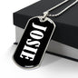 Josie v03 - Luxury Dog Tag Necklace