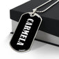 Carmela v03 - Luxury Dog Tag Necklace