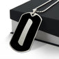 Initial I v2b - Luxury Dog Tag Necklace