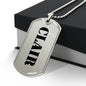 Clair - Luxury Dog Tag Necklace