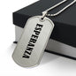 Esperanza v01 - Luxury Dog Tag Necklace