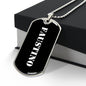 Faustino v3 - Luxury Dog Tag Necklace