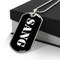 Sang v3 - Luxury Dog Tag Necklace
