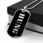 Hung v2 - Luxury Dog Tag Necklace