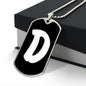 Initial D v3b - Luxury Dog Tag Necklace