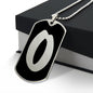 Initial O v2b - Luxury Dog Tag Necklace