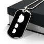 Mama Hedgehog With 2 Hoglets v3 - Luxury Dog Tag Necklace