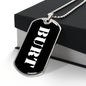 Burt v3 - Luxury Dog Tag Necklace