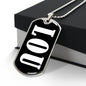 Lou v03 - Luxury Dog Tag Necklace