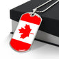 Canadian Flag - Luxury Dog Tag Necklace