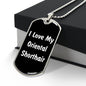 Love My Oriental Shorthair v3 - Luxury Dog Tag Necklace