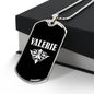 Valerie v03a - Luxury Dog Tag Necklace