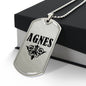 Agnes v01a - Luxury Dog Tag Necklace