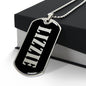 Lizzie v02 - Luxury Dog Tag Necklace