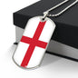 English Flag - Luxury Dog Tag Necklace